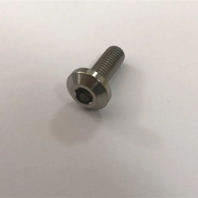 Custom Titanium Fastener bolts screws m6 m7 m9 for Motorcycle and automobile
