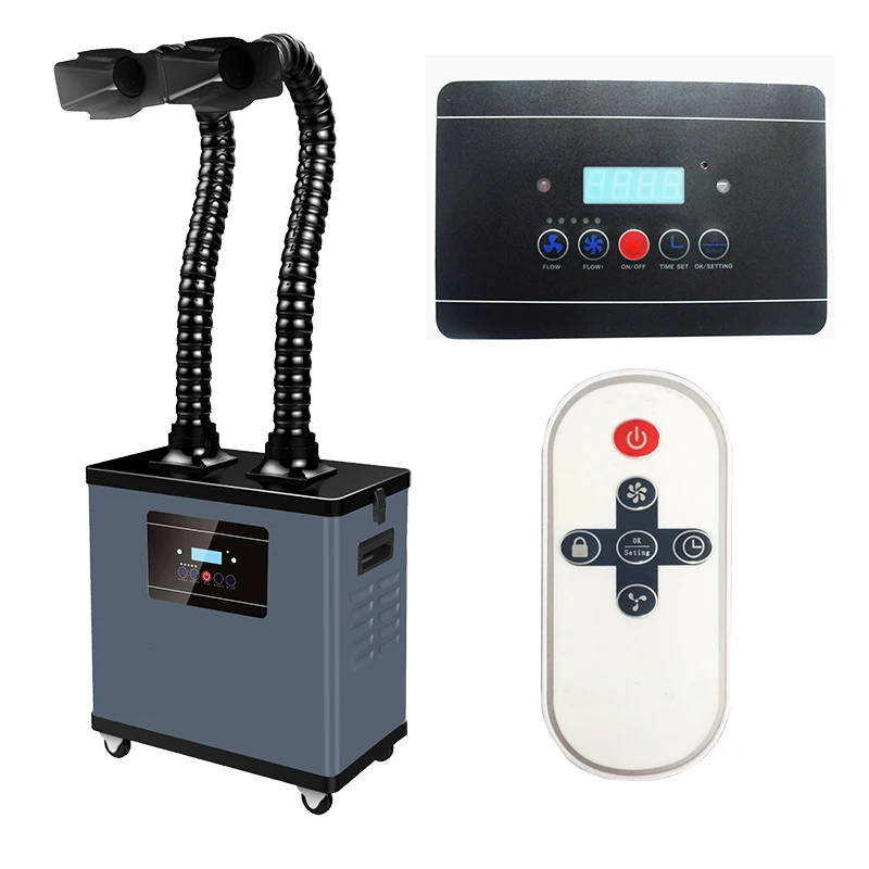 Lowest Price Beauty Salon Hepa Air Purifier , Hair Salon Fume Extractor Machine