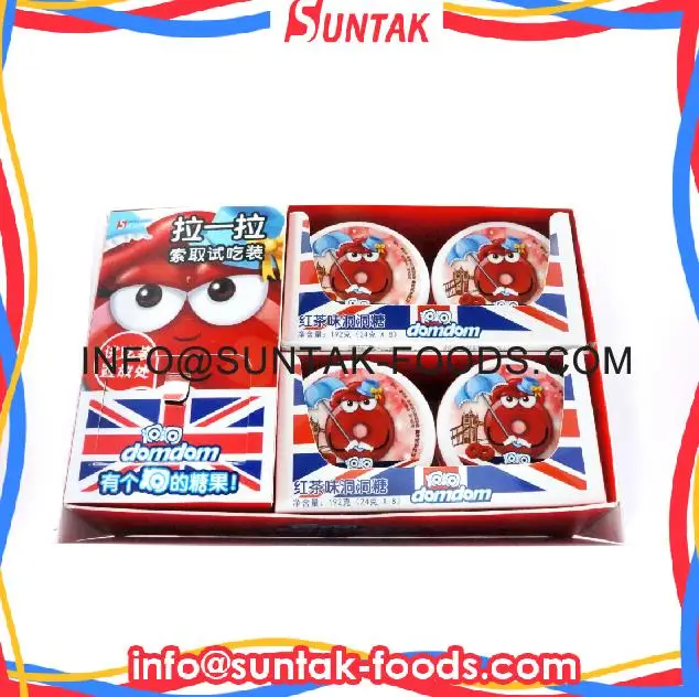 swedish candy Black tea flavour fresh mint candy