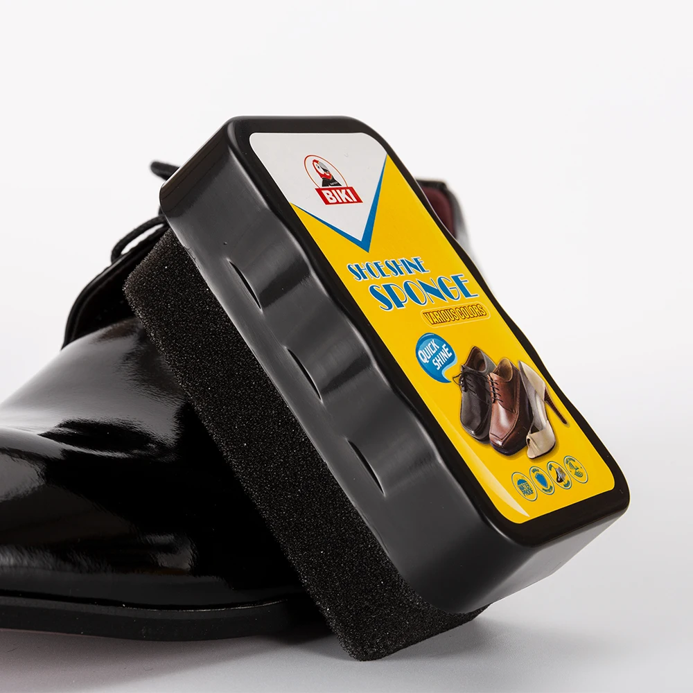 Instant Soft Comfortable Black Shoe Shiner Shine Sponge For Shoe Shine Easy To Use Portable Shoe Shiner Spounge