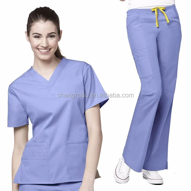100% cotton scrubs/100 cotton nursing scrubs wholesale/Scrubs nursing uniforms whit cartoon import
