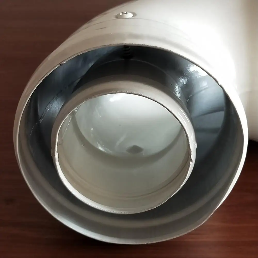 Baxi 60/100mm 90 Degree Coaxical Flue Bend for Condensing