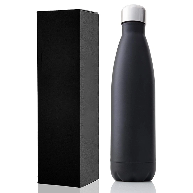 
Stainless Steel Vacuum Insulated Leak-Proof Double Walled Thermos Cola Shape Drinking Water Bottle 