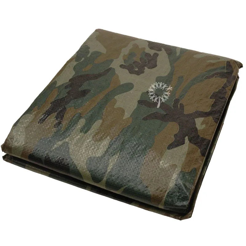 Сделанные на заказ синие оранжевые 4x5 метров водонепроницаемые пластиковые полиэтиленовые