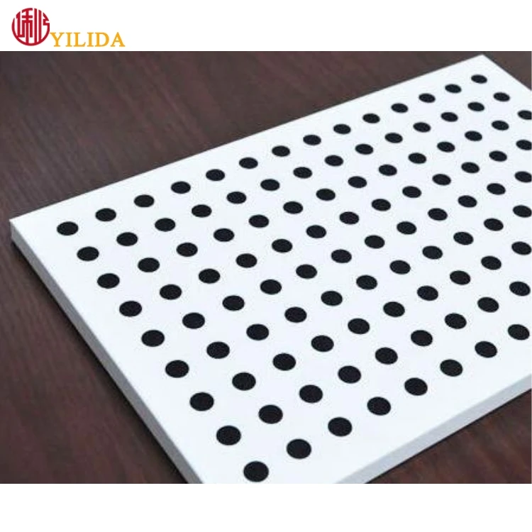aluminum perforated metal fireproof panel moisture-proof ceiling