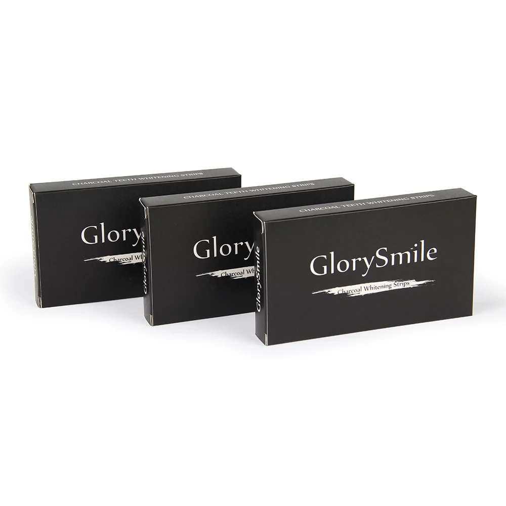 Luxury Teeth Whitening Activated Charcoal Strips for Stain Removal Dental Care OEM Custom Branding (CE Certified)