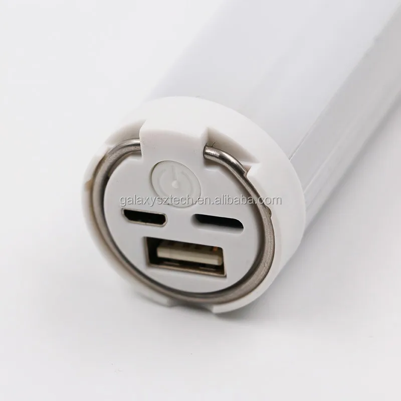 
Free Sample Pocket Rechargeable USB LED Flashlight with power bank 