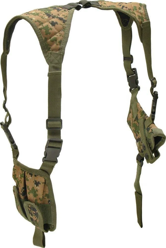 Tactical Concealment Nylon Shoulder Gun Holster Left and Right Hand PVC Material