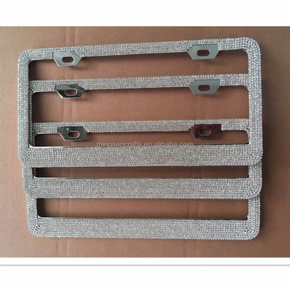 rhinestone wholesale car license plate frame