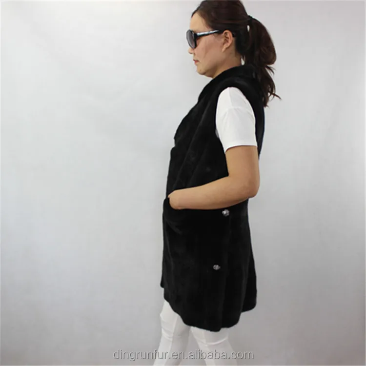 
high quality nature mink fur waistcoat real fur vest 