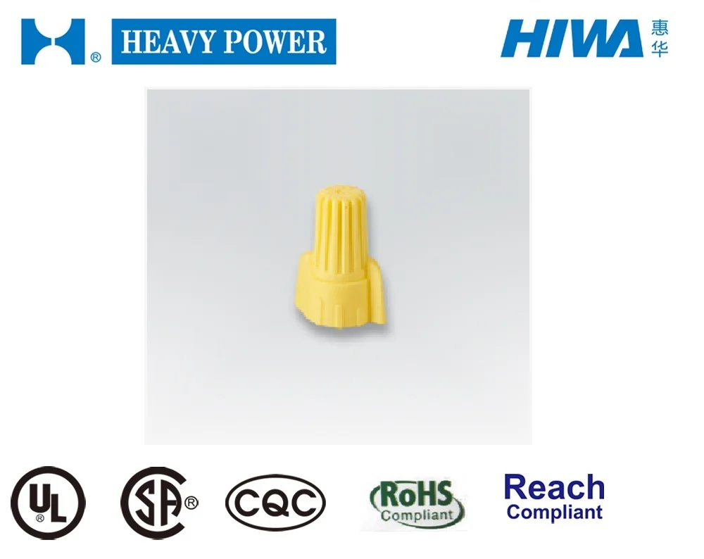 
Winged Wire Connectors-Yellow 