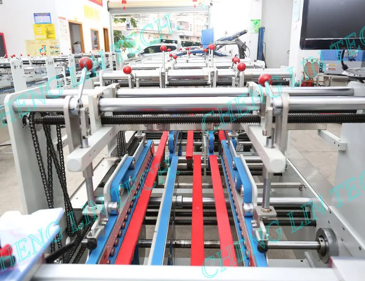 PET PVC PP plastic box folding gluing Bottom Sealing  Machine