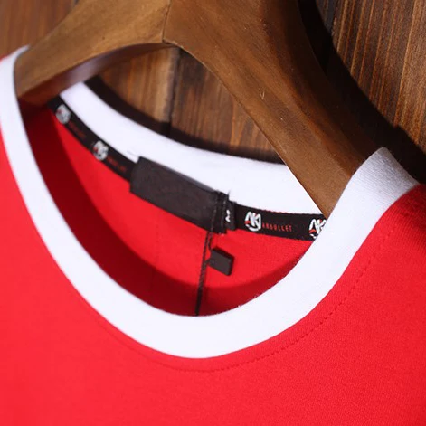 
2020 New Design Wholesale Fashion High Street Men T shirt with long Ribbons 