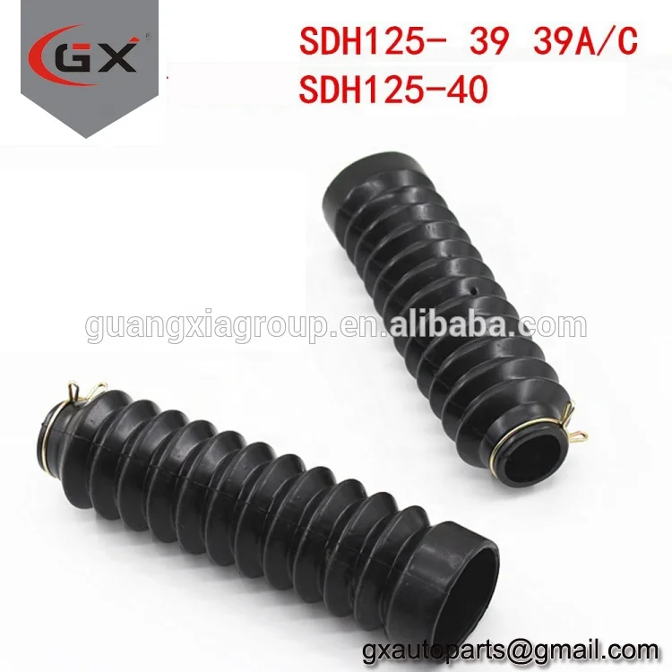 High Quality Motorcycle Front Shock Absorber Dust Cover Rubber Sleeve Buffer SDH125