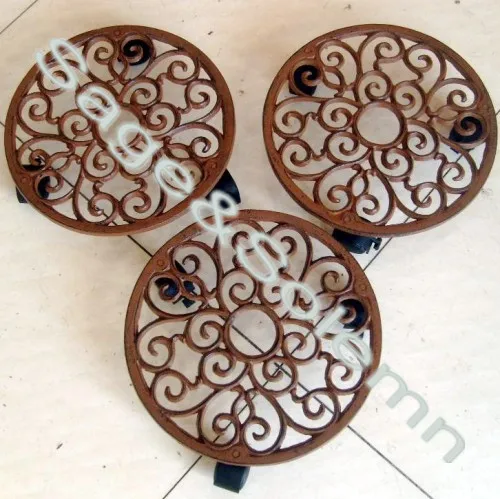 Decorative Flower Pot Stand, Flower Vase Rack, Planters Holder