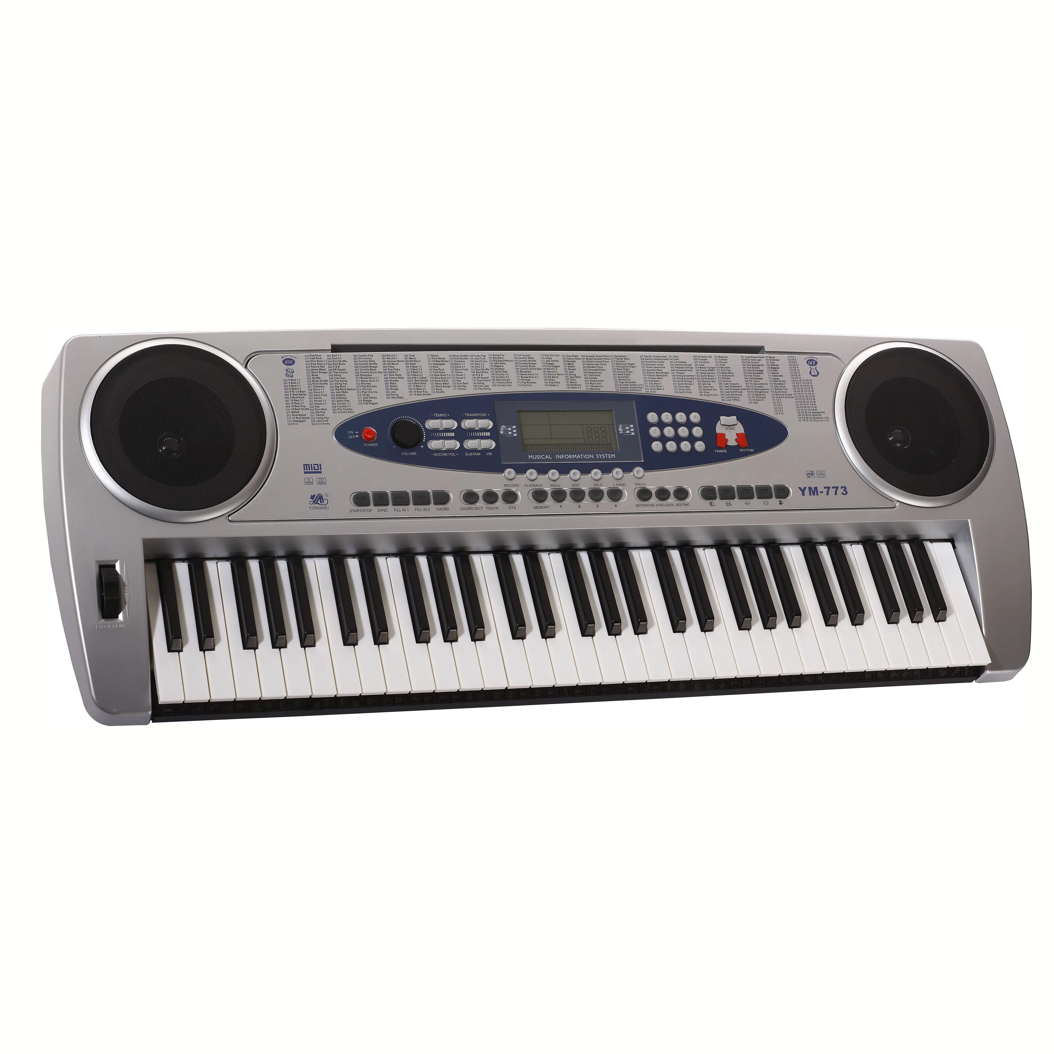 Factory price 61 keys piano electronic keyboard MIDI electric organo music synthesizer