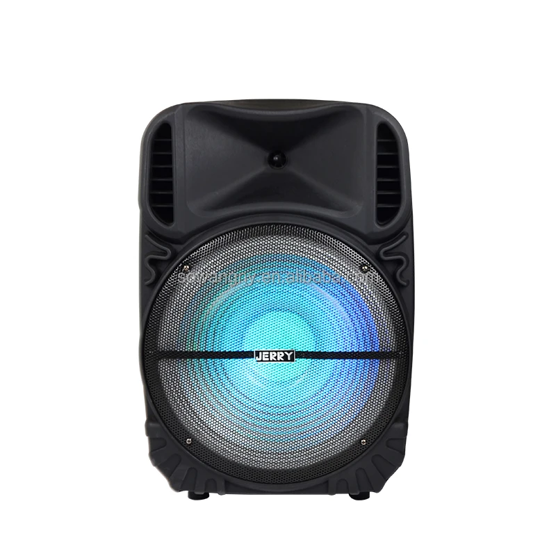 Jerry JR-Q5 karaoke speaker15 inch DJ rechargeable portable speaker