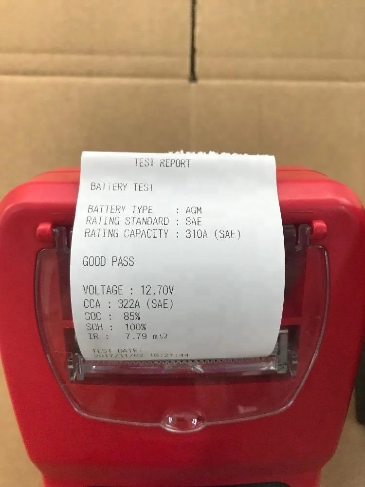 Новый Регулярный тестер жидкости AGM EFB для батареи с принтом