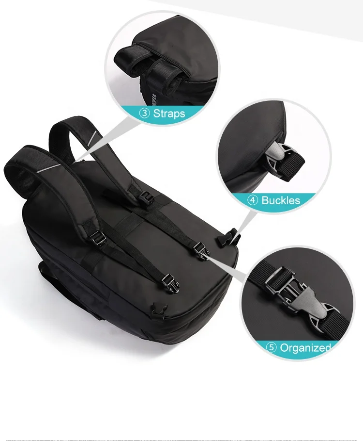 Multi-functional High-end Duffle Bag Mens Shoulder Bag with Shoe Compartment