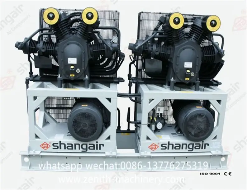 15KW 30bar high pressure air compressor for pet bottle blowing machines