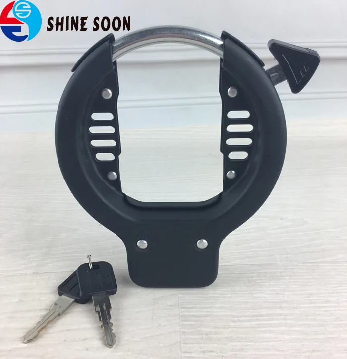 Steel Bike Frame Lock U Type With key City Bike Lock