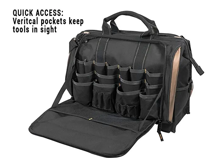 
High Quality Tote Carrier Service Kit Plumber Carpenter Technician Electrician Electrical Heavy Duty Tool Bag 