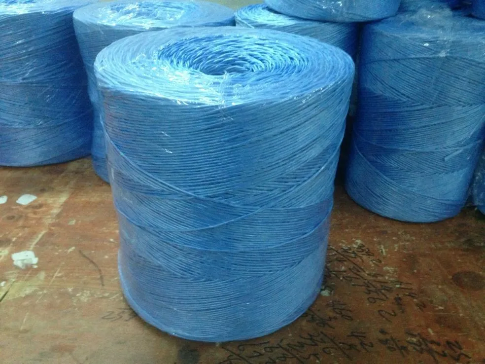 Virgin PP Split Film Rope Hay Baler Blue Twine ply-propylene yarn For Garden And Farm Use