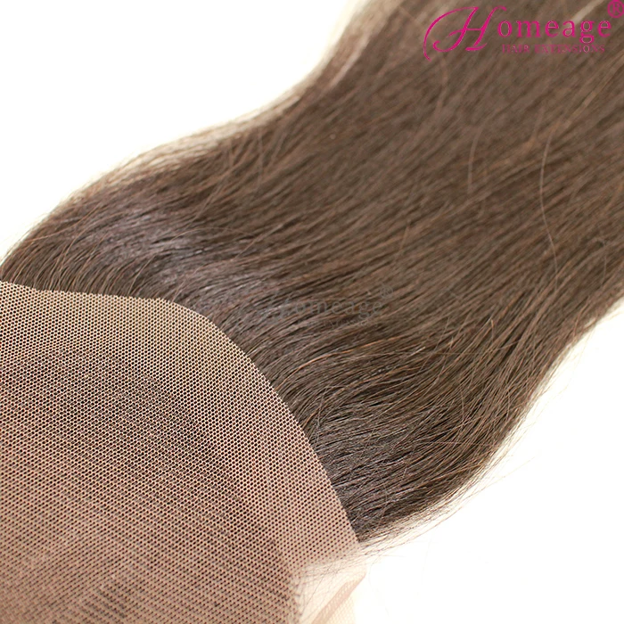 
Homeage wholesale unprocessed human hair 4x4 peruvian hair lace closures 
