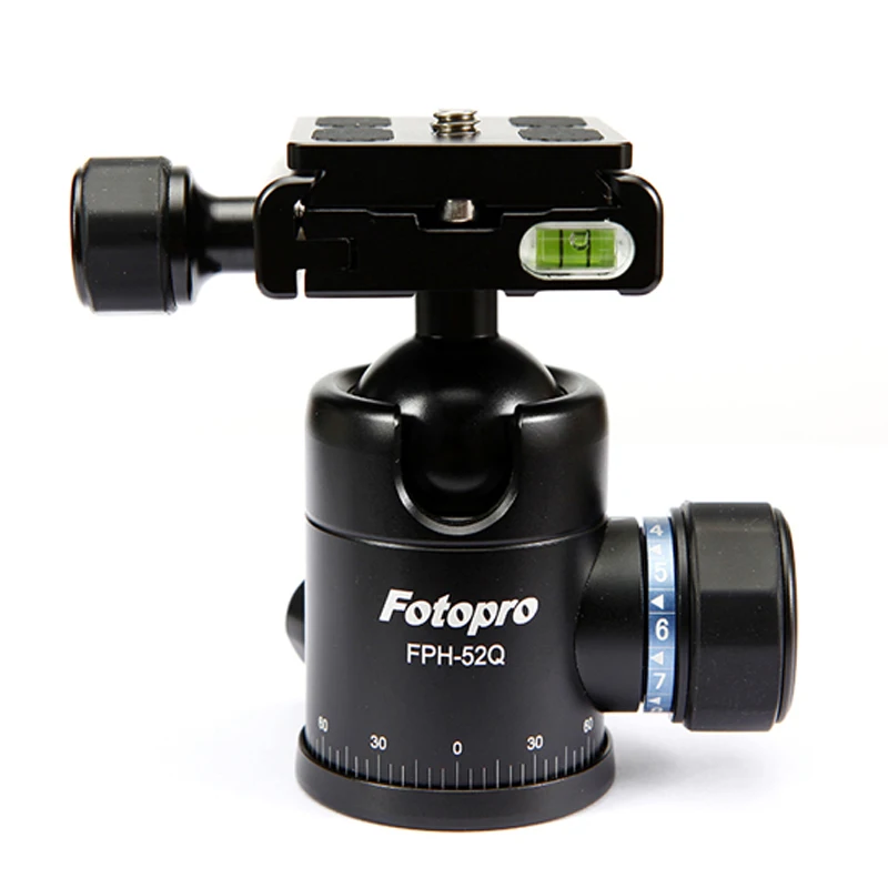 Fotopro Camera Tripod Ball head Ball Head With Quick Release Plate FPH-52Q