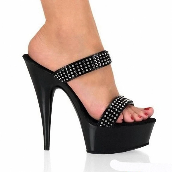 15 см туфли на очень высоком каблуке туфли на тонком каблуке для выступлений на сцене для улицы и дома на показ мод звезды любимые high-end водяная дрель женская обувь