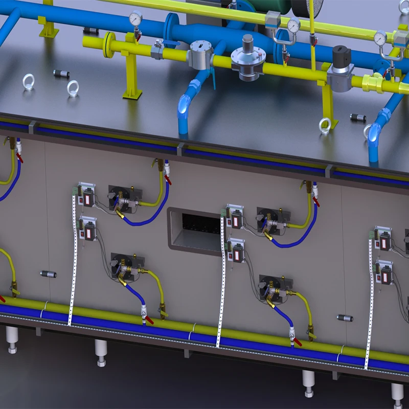 Commercial tunnel oven bakery machine