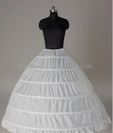 
Crinoline Women Petticoat 6 Hoop Handmade Crinoline Underskirt For Wedding Dress 