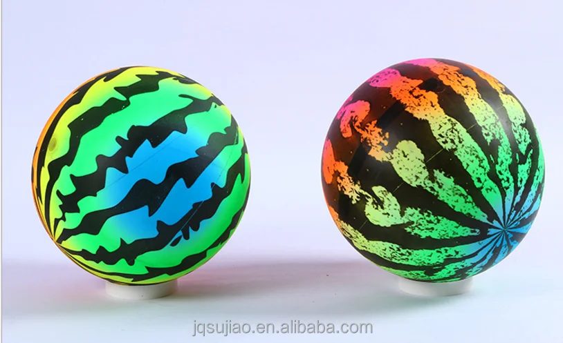 high quality rainbow Knobby football/pvc inflate toy ball toys for kids