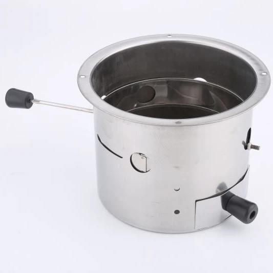 Уличная Портативная подставка для барбекю на древесном угле из нержавеющей стали