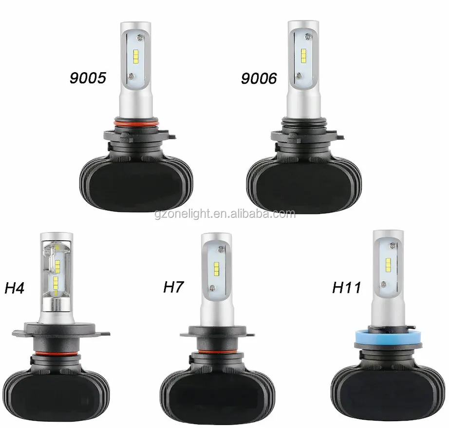 Авто фар LED H7 H4 H1 H3 H8 H9 H11 9006 9005 csp чип 50 Вт 8000LM автомобильных фар туман Light 6500 К стайлинга автомобилей