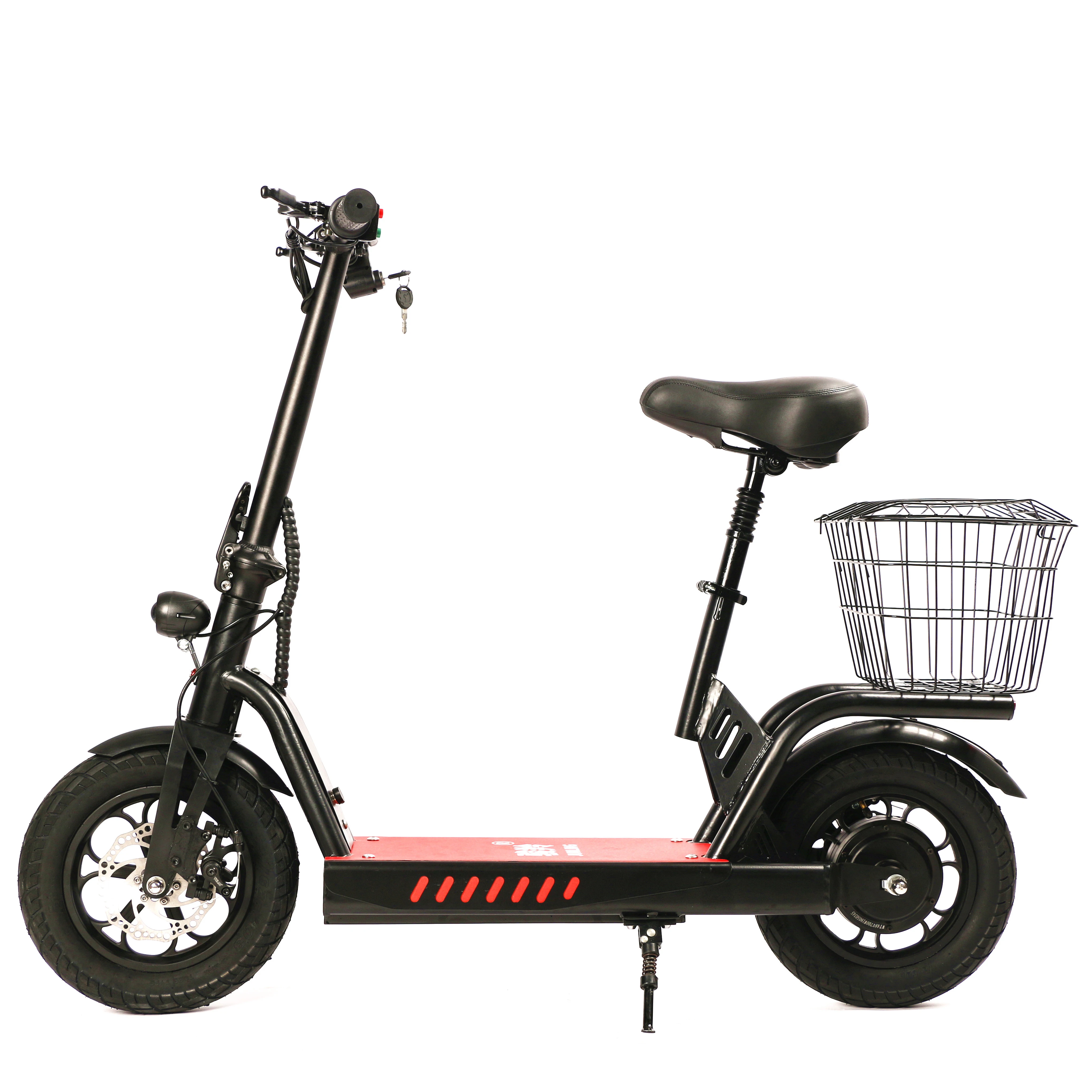 Factory Price Two Wheel Powerful Electric Scooter Folding Mini Electric Moped with Pedals