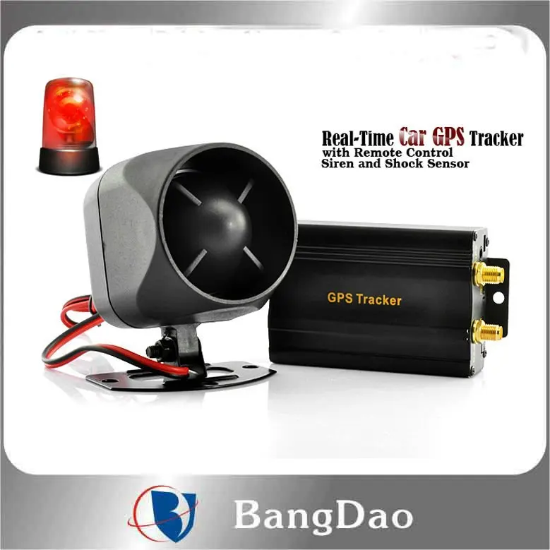 
Upgraded Car GPS Tracker TK-103 with Remote Control, Siren and Shake Sensor 