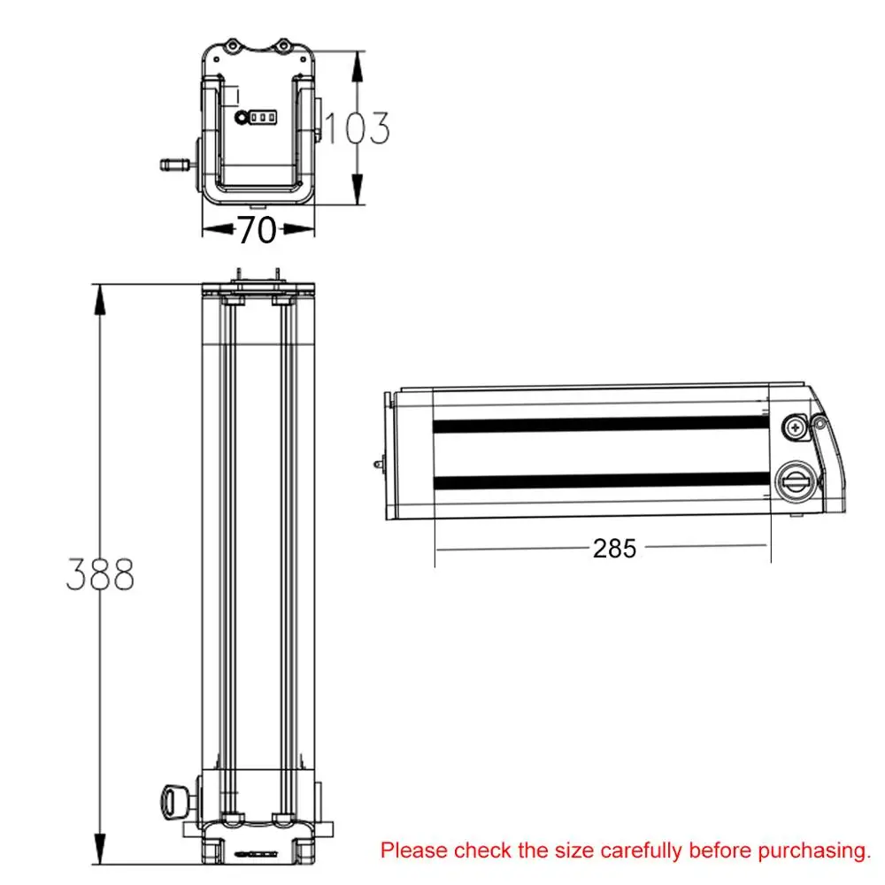 Ebike Akku lithium Phylion battery 36V Ebike battery for Trio MiFa Rex Prophete Zhenlong