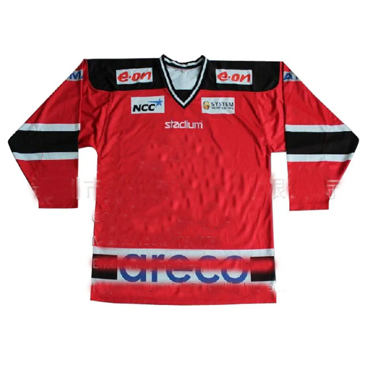 Цена производителя пользовательские унисекс сублимированный хоккей-Джерси