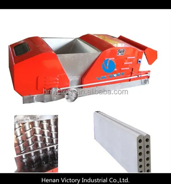 The latest Construction building equipment precast prestressed concrete wall panel extruder equipment with CE certification