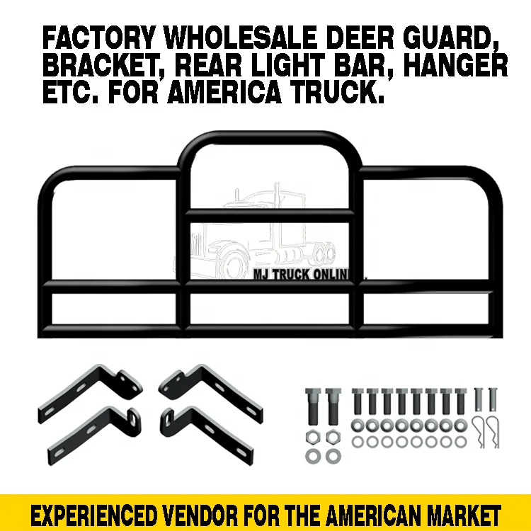 Новый дизайн, Черная защитная решетка для грузовика, американская решетка для грузовика, защитный передний бампер для грузовика, запасные части
