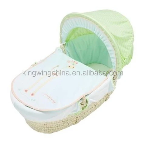 
Maize basket with fabric / maize moses basket with dressings 