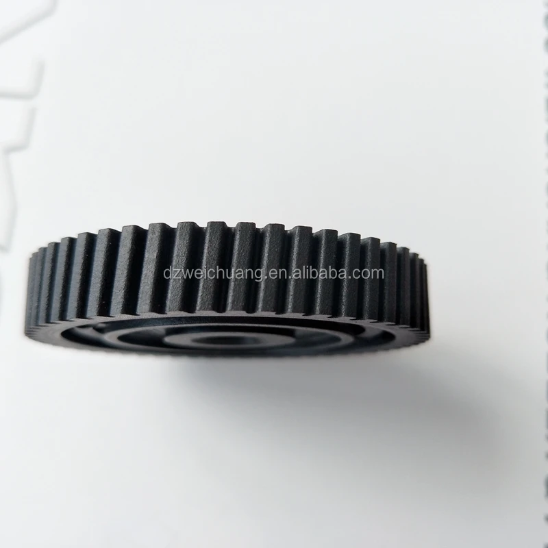 
customize plastic wheel parts bevel nylon gear machine use 