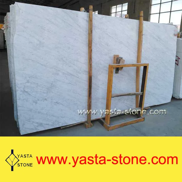 Cheap Carrara White Marble Kitchen Island