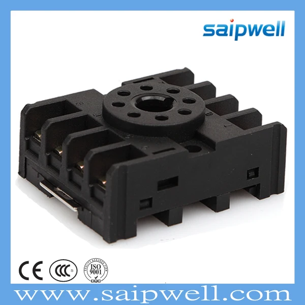Saipwell 10f- 2z- c1( pf083a) высокое качество и дешевые электрический 8 контактный легко установлен пластиковое гнездо реле