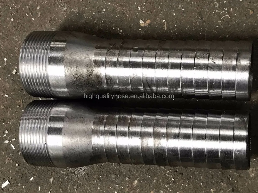 NPT Standard King Combination Pipe Nipple Steel Plated, KC Nipple