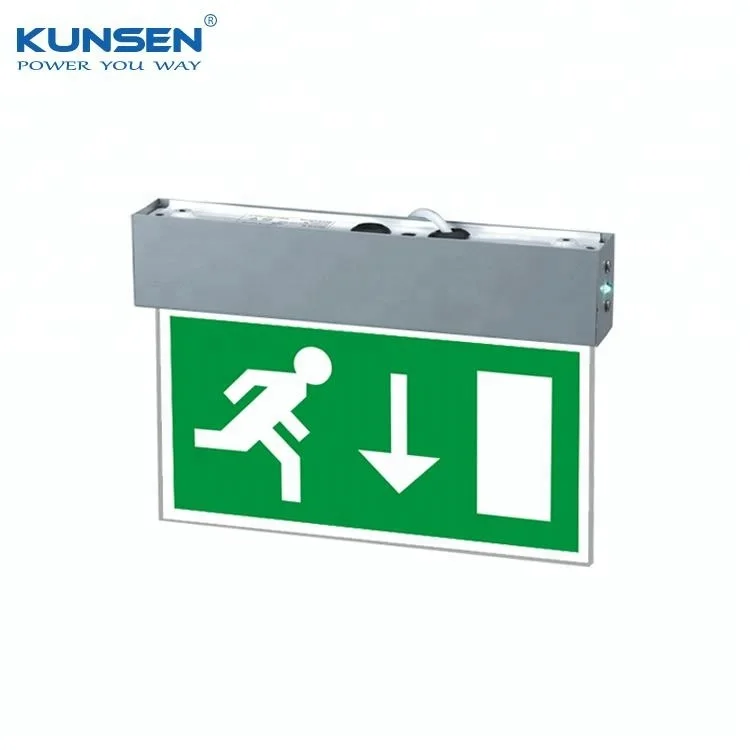
Wholesale IP20 rating rechargeable 3.6V back battery led emergency exit light 