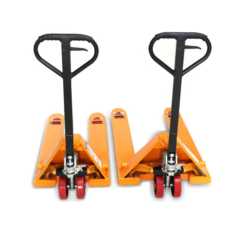 Small Mini Warehouse Equipment 2 3Ton Hand Hydraulic Pallet Truck Jack with Nylon/PU Wheels for sale