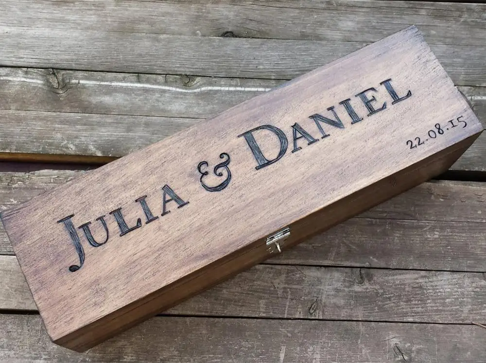 Держатель для одной винной бутылки на годовщину