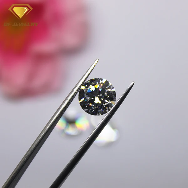 Excellent White Round CZ High Quality Star Cut Synthetic Cubic Zirconia